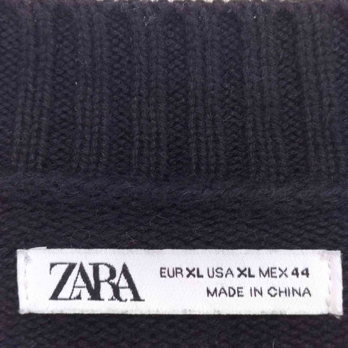 ザラ ZARA ステッチデザインカーディガン メンズ XL