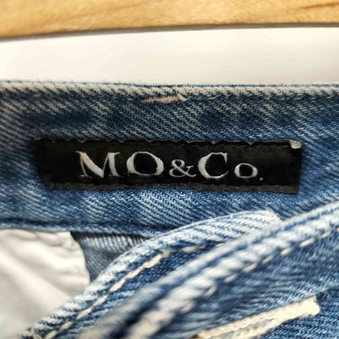 Mo&Co 2タック ワイドデニム レディース 26