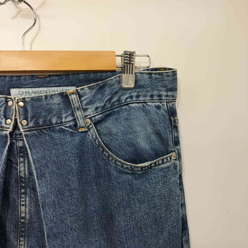 ジョンローレンスサリバン JOHN LAWRENCE SULLIVAN WASHED DENIM WIDE PANTS メンズ JPN:46