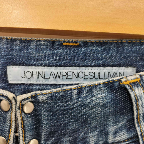 ジョンローレンスサリバン JOHN LAWRENCE SULLIVAN WASHED DENIM WIDE PANTS メンズ JPN:46