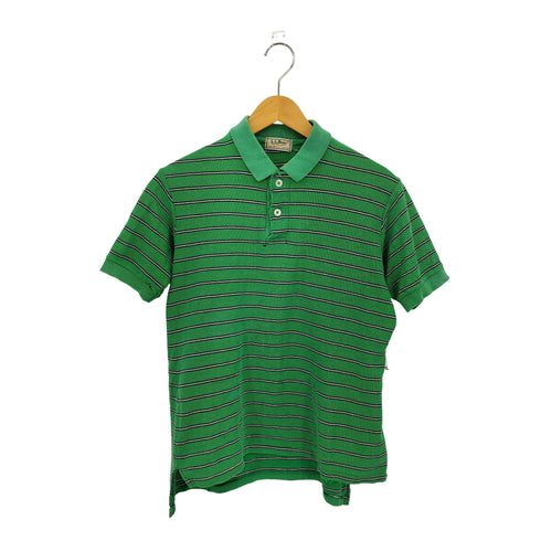 エルエルビーン L.L.Bean 80S ボーダー 半袖 ポロシャツ メンズ