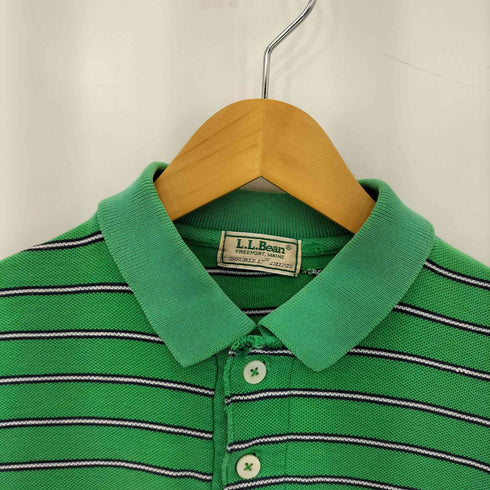 エルエルビーン L.L.Bean 80S ボーダー 半袖 ポロシャツ メンズ
