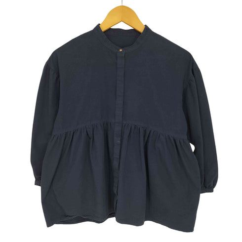 ユナイテッドアローズグリーンレーベルリラクシング UNITED ARROWS green label relaxing スタンド ペプラム ブラウス レディース