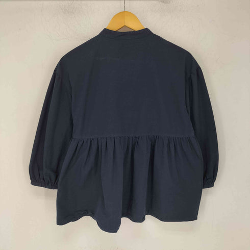 ユナイテッドアローズグリーンレーベルリラクシング UNITED ARROWS green label relaxing スタンド ペプラム ブラウス レディース
