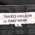 タケオキクチ TAKEO KIKUCHI 90-00S 2タックテーパードパデニム メンズ 2