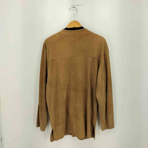 LSCL ECHT LEDER レザーノーカラーシャツ レディース 40