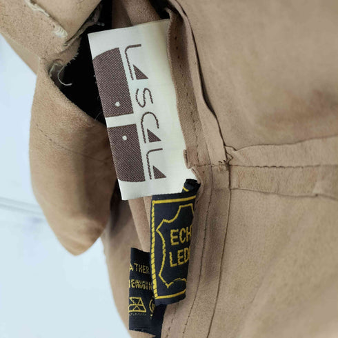 LSCL ECHT LEDER レザーノーカラーシャツ レディース 40