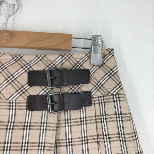 バーバリーロンドン BURBERRY LONDON チェック キュロットスカパン レディース JPN:38