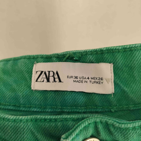 ザラ ZARA ワイドデニムパンツ レディース 36