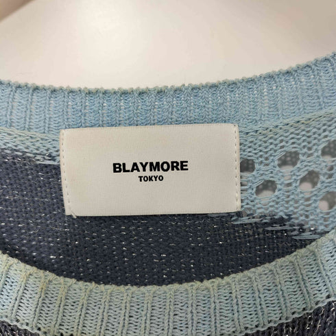 BLAYMORE Butterfly Flower Glitter Knit メッシュ ニット メンズ JPN:S