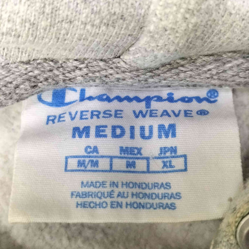 チャンピオン Champion 青単色タグ 復刻 REVERSE WEAVE リバースウィーブ ビッグロゴ 刺繍 プルオーバー パーカー メンズ import:M