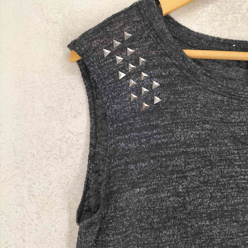 フォーエバー21 FOREVER 21 スタッズ付タンクトップ Y2K レディース S