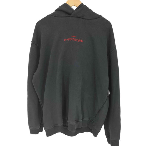 メゾンマルジェラ Maison Margiela Reversed Logo Embroidery Hoodie メンズ EUR:46