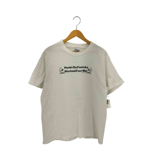 ヘインズ Hanes 90s USA製 プリントクルーネックTシャツ メンズ L