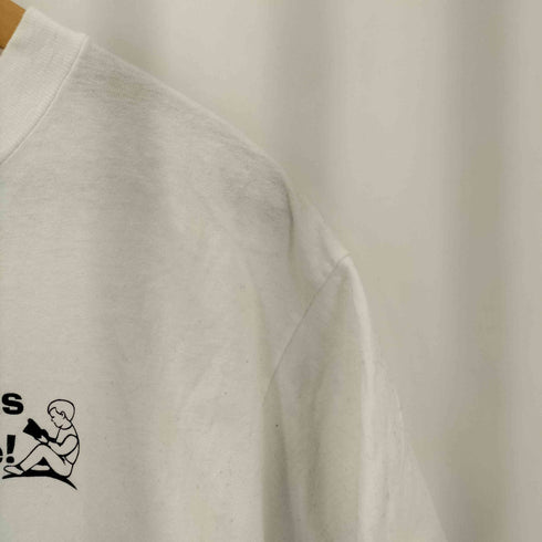 ヘインズ Hanes 90s USA製 プリントクルーネックTシャツ メンズ L