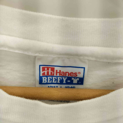 ヘインズ Hanes 90s USA製 プリントクルーネックTシャツ メンズ L