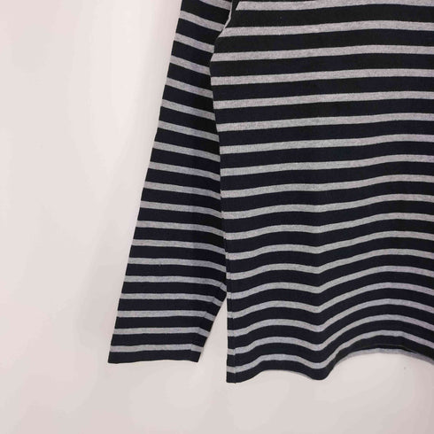 バブアー Barbour クロスネット ボーダー ロングTシャツ メンズ JPN:S
