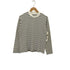 バブアー Barbour クロスネット ボーダー ロングTシャツ メンズ JPN:S