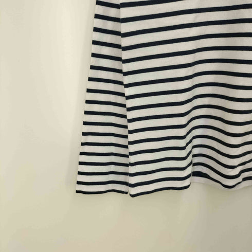 バブアー Barbour クロスネット ボーダー ロングTシャツ メンズ JPN:S