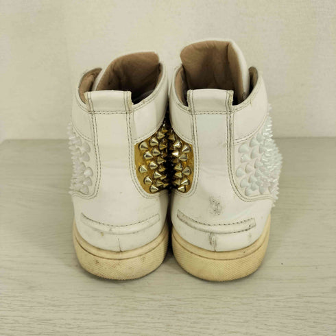 クリスチャンルブタン CHRISTIAN LOUBOUTIN スタッズハイカットスニーカー メンズ 42