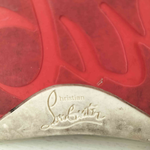 クリスチャンルブタン CHRISTIAN LOUBOUTIN スタッズハイカットスニーカー メンズ 42
