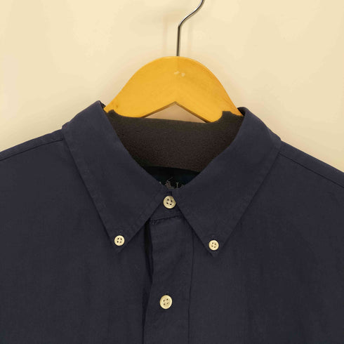 ポロバイラルフローレン Polo by RALPH LAUREN 90s BLAKE シルクコットン ポニー刺繍 L/S レギュラーカラーシャツ メンズ import:XL