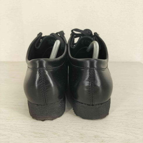 クラークス Clarks Wallabee Black HiShine Leather メンズ JPN:27.5