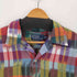 ポロバイラルフローレン Polo by RALPH LAUREN 90s SKI CAMP ポニー無し マルチカラー オープンカラーチェックL/S シャツ メンズ import:M