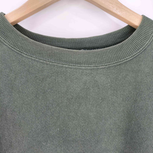 チャンピオン Champion 90S USA製 刺繍タグ 目あり reverseweave クルーネックスウェット フェード メンズ import:XL