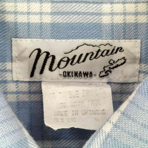 MOUNTAIN OKINAWA チェック ボタンダウンシャツ メンズ JPN:S