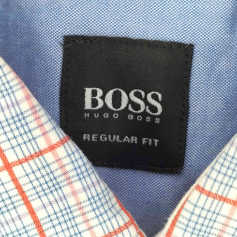 ボスヒューゴボス BOSS HUGO BOSS REGULAR FIT S/S チェックシャツ メンズ JPN:XL