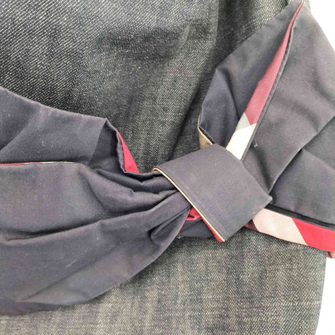 ブルーレーベルクレストブリッジ BLUE LABEL CRESTBRIDGE リボンデザイン デニムトートバッグ レディース