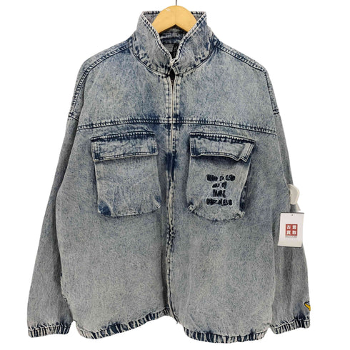 マークゴンザレス Mark Gonzales What it isNt ART BY MARK GONZALES デニム ジャケット メンズ import:L