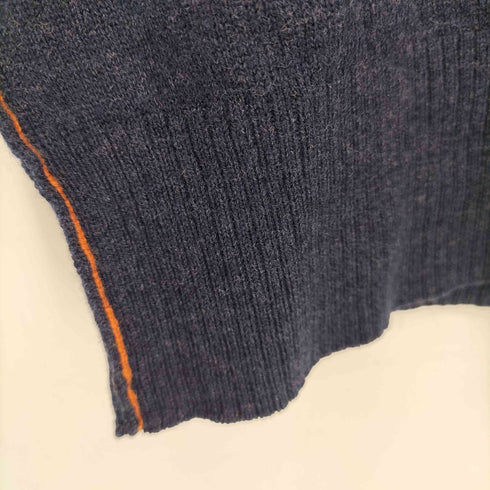 ナパピリ NAPAPIJRI ロゴ刺繍 ウール Vネック ロングスリーブ ニット メンズ import:XS