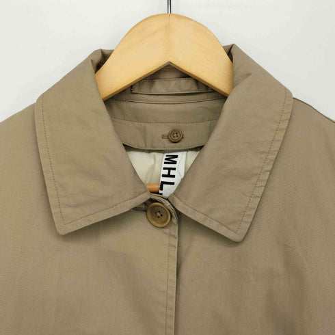 エムエイチエル MHL. DOWNLINER STAINLESS STEEL COLLAR COAT ダウンライナー 付き ステンカラーコート レディース JPN:3