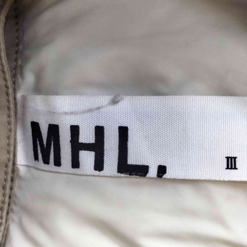 エムエイチエル MHL. DOWNLINER STAINLESS STEEL COLLAR COAT ダウンライナー 付き ステンカラーコート レディース JPN:3
