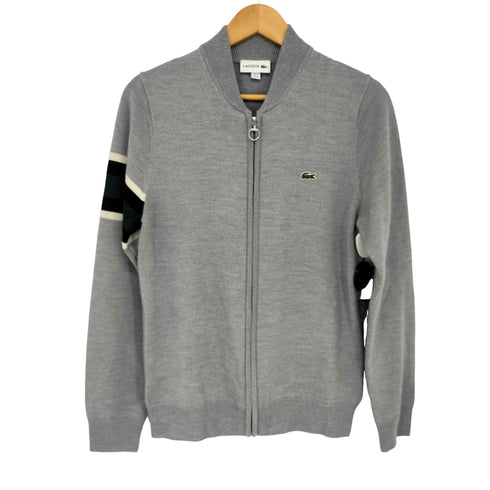 ラコステ LACOSTE ショールカラー ジップアップ ニット セーター ドライバーズニット メンズ import:XS