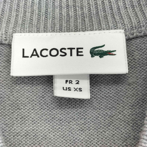 ラコステ LACOSTE ショールカラー ジップアップ ニット セーター ドライバーズニット メンズ import:XS