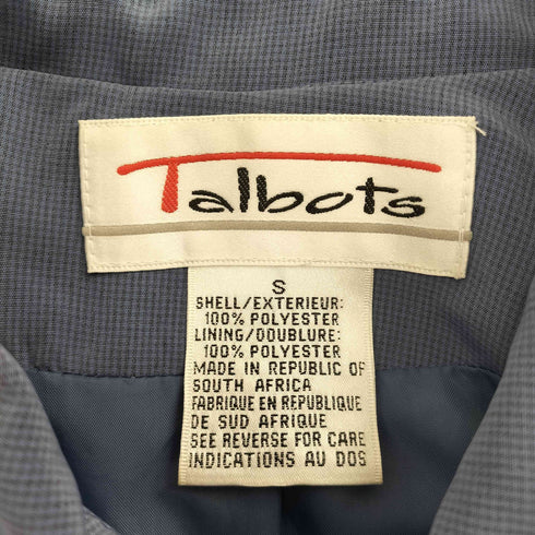 タルボット TALBOTS 比翼スナップボタン ポリ ステンカラー コート レディース import:S