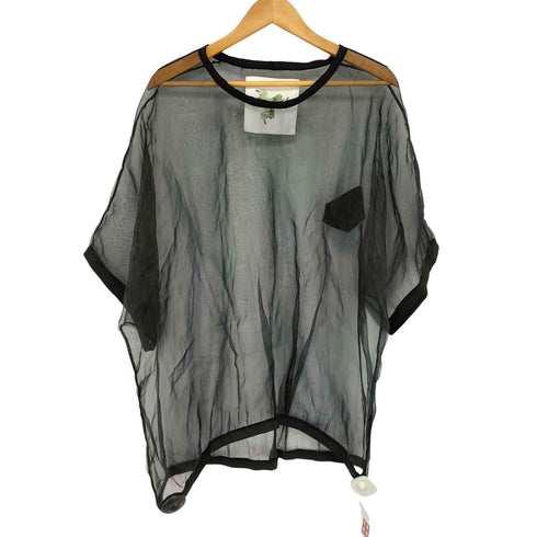 バルムング BALMUNG レザーパッチ シアーカットソー メンズ