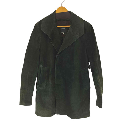 コスチュームナショナル CoSTUME NATIONAL MADE IN ITALY カウレザースウェードチェスターコート メンズ JPN:46