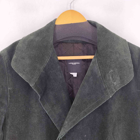コスチュームナショナル CoSTUME NATIONAL MADE IN ITALY カウレザースウェードチェスターコート メンズ JPN:46