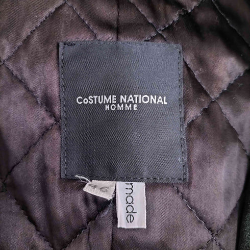 コスチュームナショナル CoSTUME NATIONAL MADE IN ITALY カウレザースウェードチェスターコート メンズ JPN:46