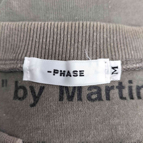 phase バックプリントデザイン スウェット メンズ import:M