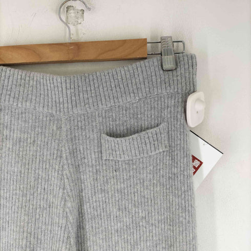 エンポリオアルマーニ EMPORIO ARMANI カシミア混 ウールニットワイドパンツ レディース JPN:42