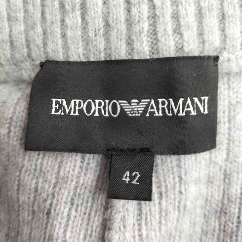 エンポリオアルマーニ EMPORIO ARMANI カシミア混 ウールニットワイドパンツ レディース JPN:42