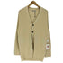 ザラ ZARA リブ編み コットン ニット Vネック カーディガン メンズ import:M