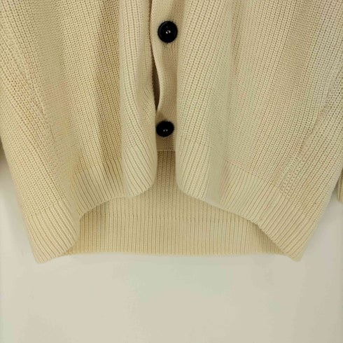 ザラ ZARA リブ編み コットン ニット Vネック カーディガン メンズ import:M