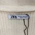 ザラ ZARA リブ編み コットン ニット Vネック カーディガン メンズ import:M