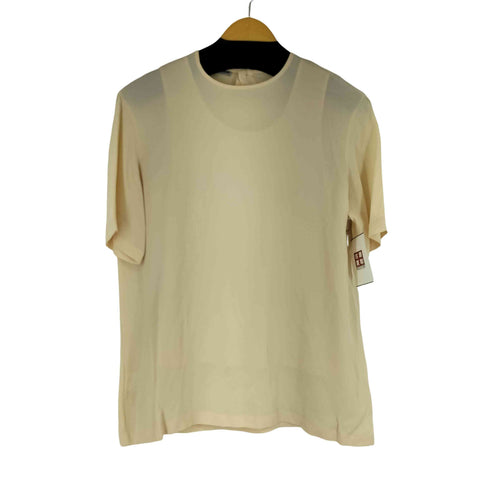 エンポリオアルマーニ EMPORIO ARMANI シルク混 アンサンブル S/S ブラウス レディース EUR:42